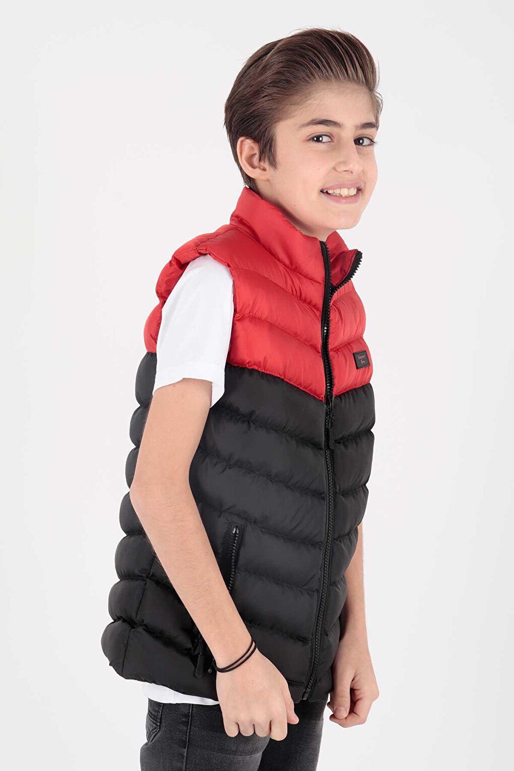 Boy's Fashion Trend Hoodless Puffer Vest Ak217980