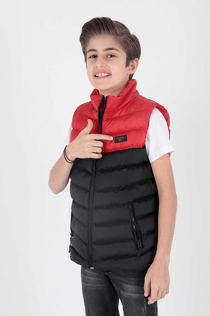 Boy's Fashion Trend Hoodless Puffer Vest Ak217980