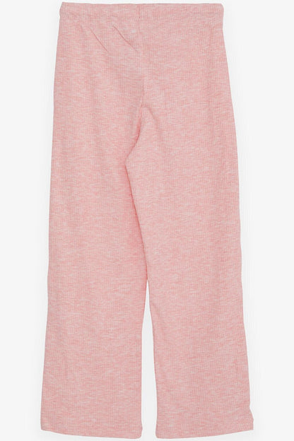 Girls' Trousers Camisole Ribbed Pink Melange (Age 9-12)