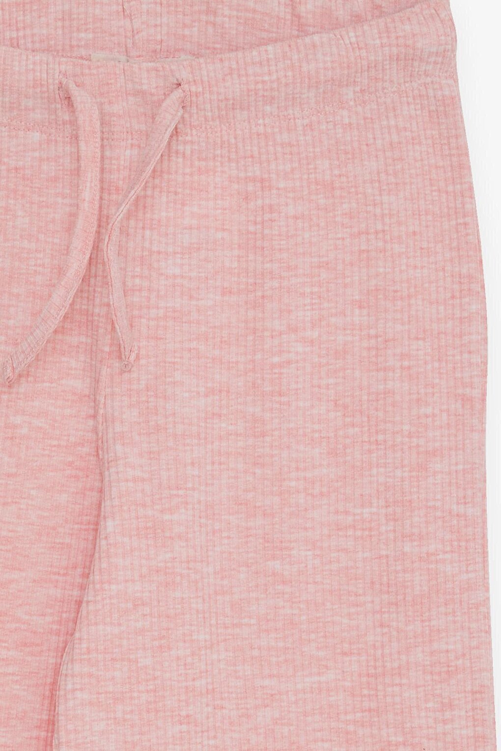 Girls' Trousers Camisole Ribbed Pink Melange (Age 9-12)