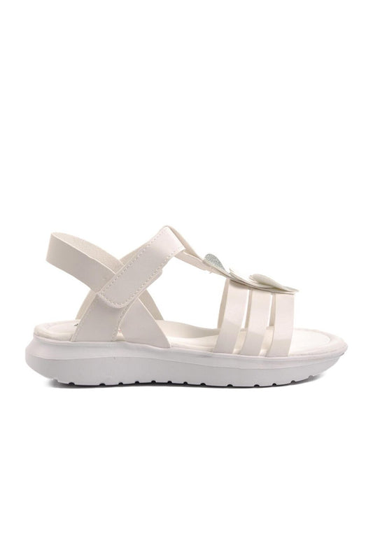 Şng 8020-F White Girl's Sandals