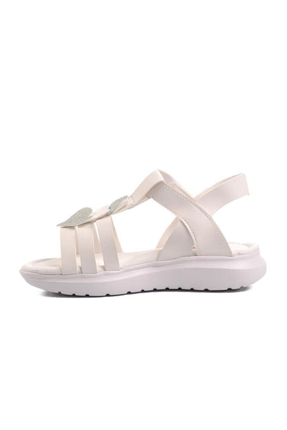 Şng 8020-F White Girl's Sandals