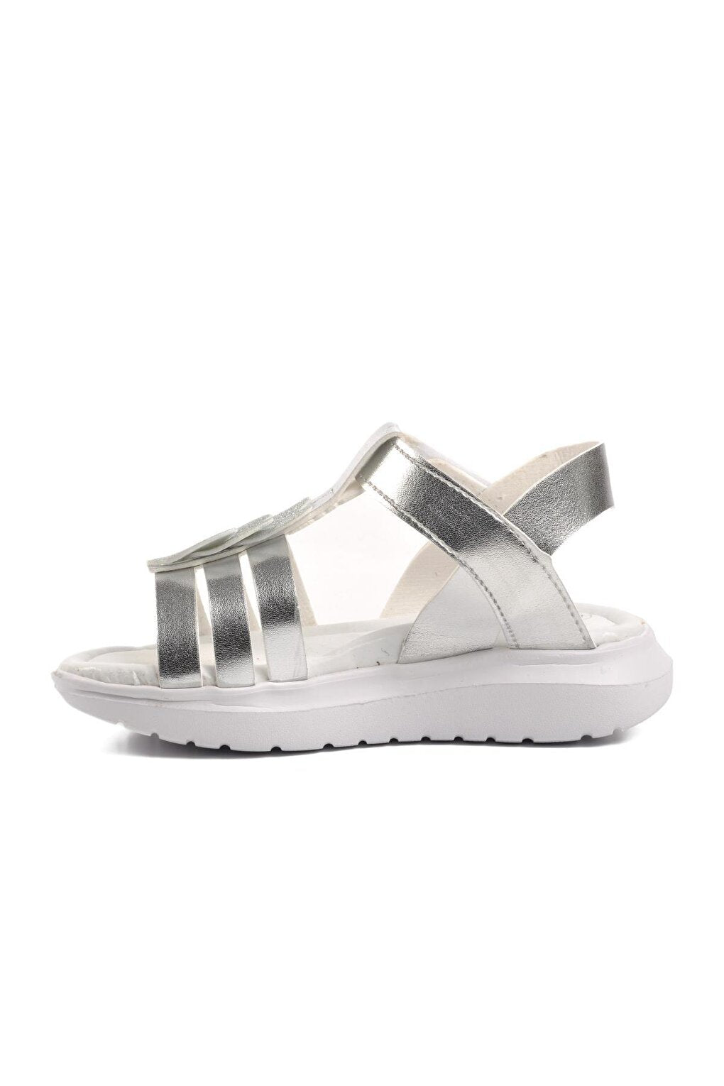 Şng 8020-P Silver Girl's Sandals