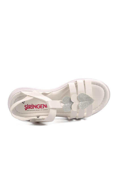 Şng 8020-F White Girl's Sandals