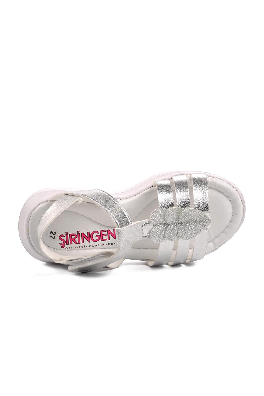 Şng 8020-P Silver Girl's Sandals