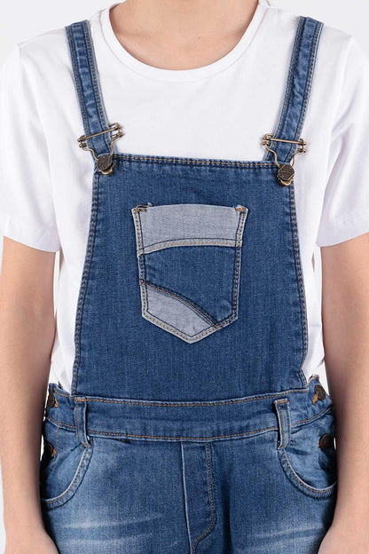 Kids Boy's Slit Gardener Overalls Cotton Overalls Ak874042