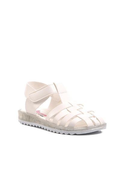 Arz 1300-P White Girl's Sandals