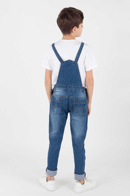 Kids Boy's Slit Gardener Overalls Cotton Overalls Ak874042