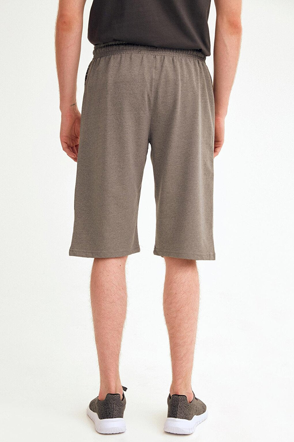 Capris with Text Printed on the Sides