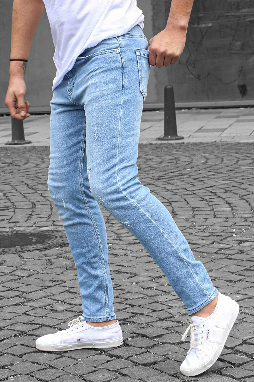 Skinny Fit Ice Blue Men's Jean 5712