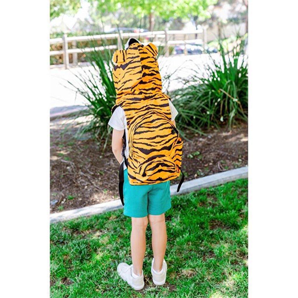 Kids Tiger Removable Hooded Children's Backpack