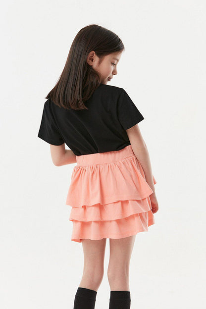 Ruffle Layered Kids Skirt