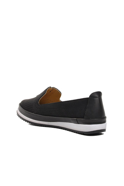 Lara 013 Black-White Women's Casual Shoes