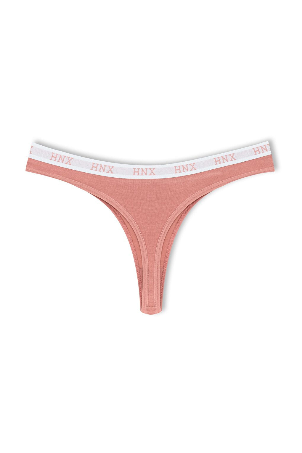 Basic Women's Thong Panties with Elastic Waist Cotton