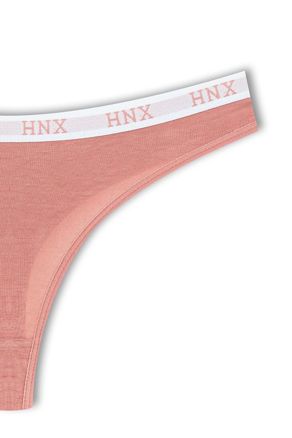 Basic Women's Thong Panties with Elastic Waist Cotton