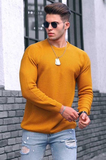 Mustard Men's Sweater 4735