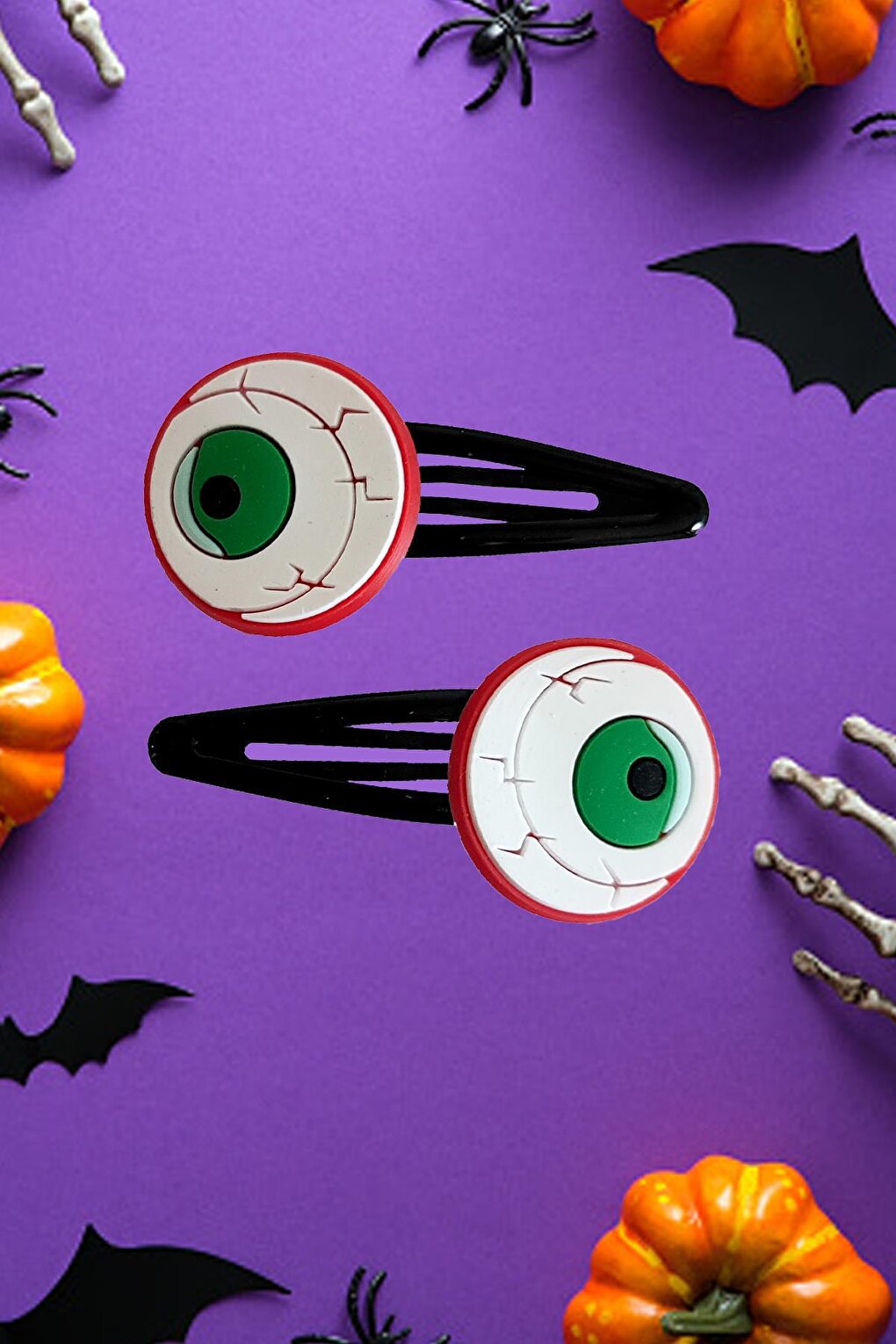 Halloween Hair Clips Pens Set of 2