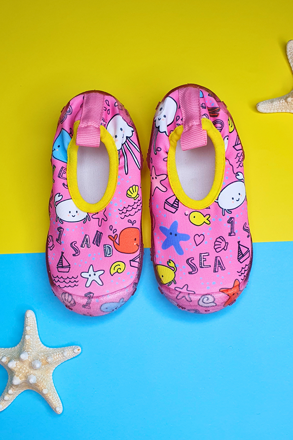 Pink Sand Sea Girl's Anti-Slip Sole Sea Shoes-F-7033