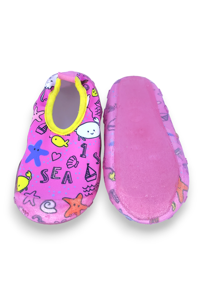 Pink Sand Sea Girl's Anti-Slip Sole Sea Shoes-F-7033