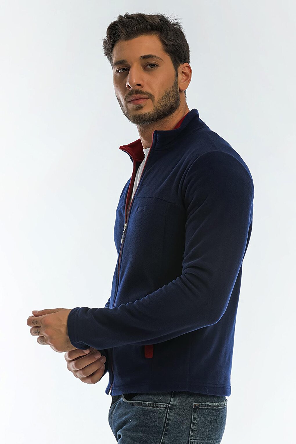 SAFRANO I Men's Fleece Navy Blue