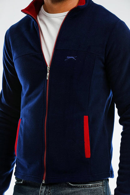 SAFRANO I Men's Fleece Navy Blue