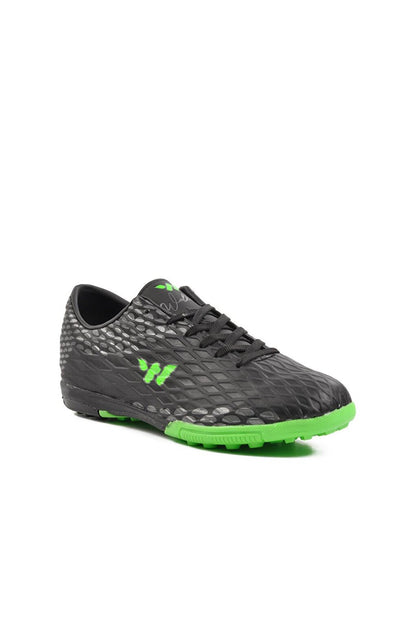 Victor-G Black Men's Astroturf Field Shoes