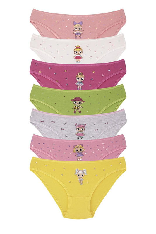 Girl's Cotton Panties 7 Pack