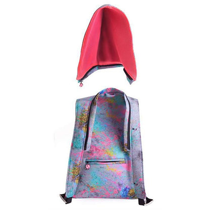 Kids Pollock Kids Backpack with Removable Hood