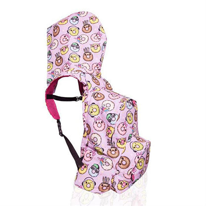 Back to School Donut Detachable Hooded Backpack