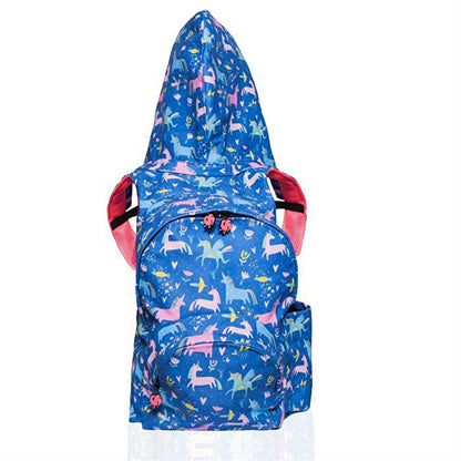 Back to School Unicorn Removable Hooded Backpack