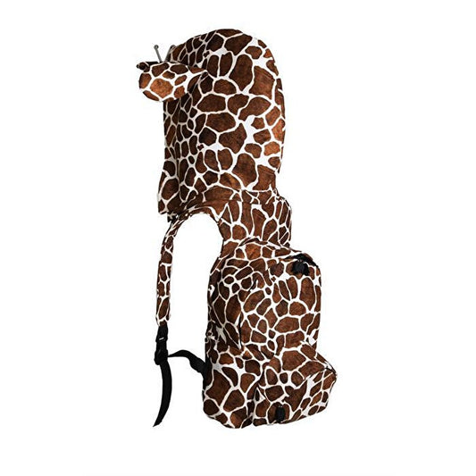 Kids Giraffe Kids Backpack with Detachable Hood