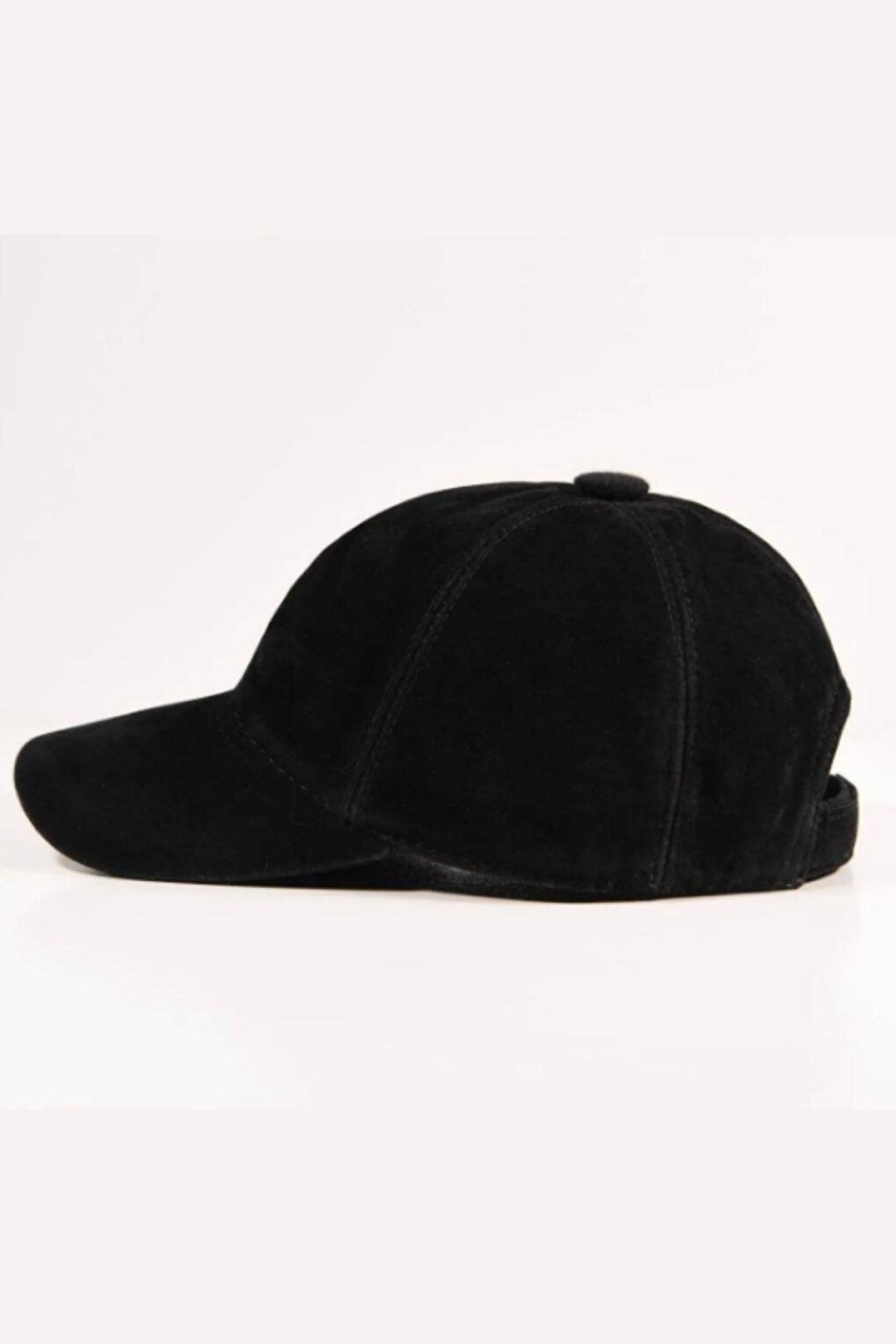 Suede Cap Hat Black - SPK004