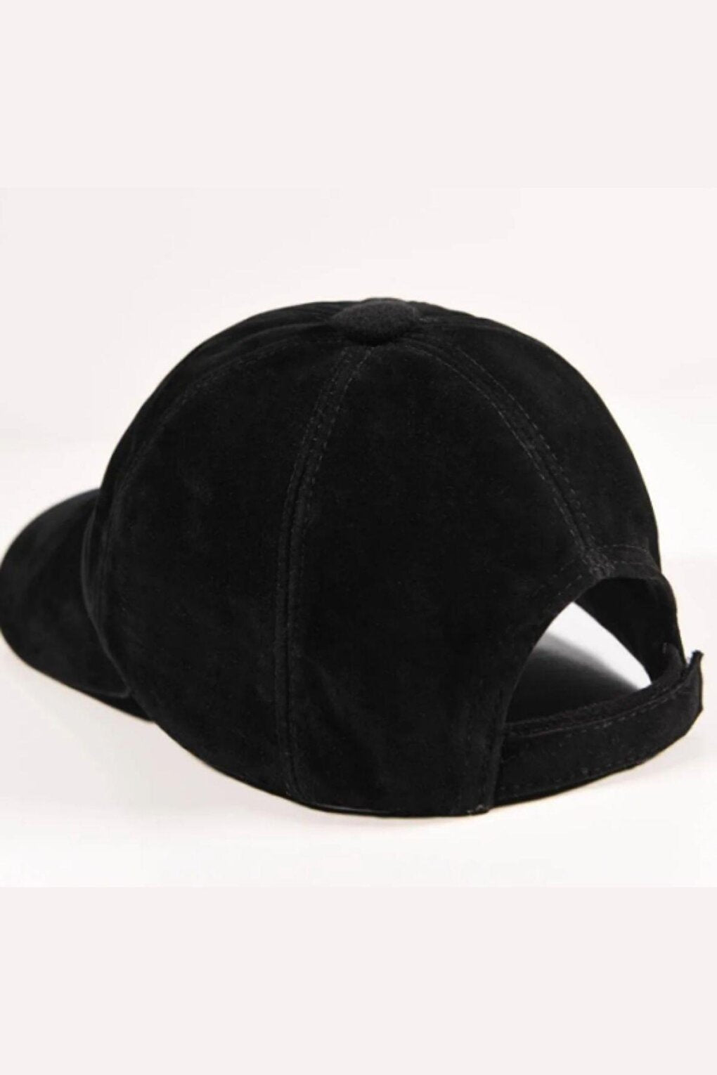 Suede Cap Hat Black - SPK004