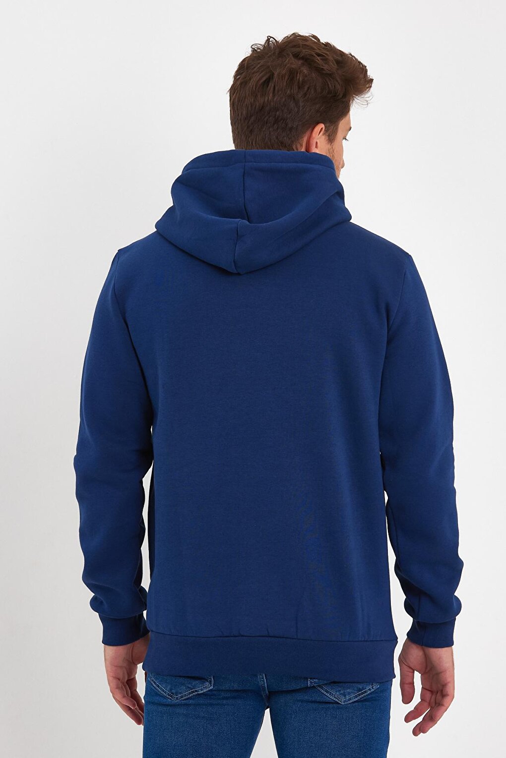 3 Thread Raised Hooded Men's Sweatshirt