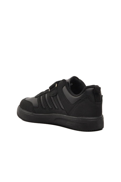 Black-Smoked Velcro Boys Sneaker Mely-F