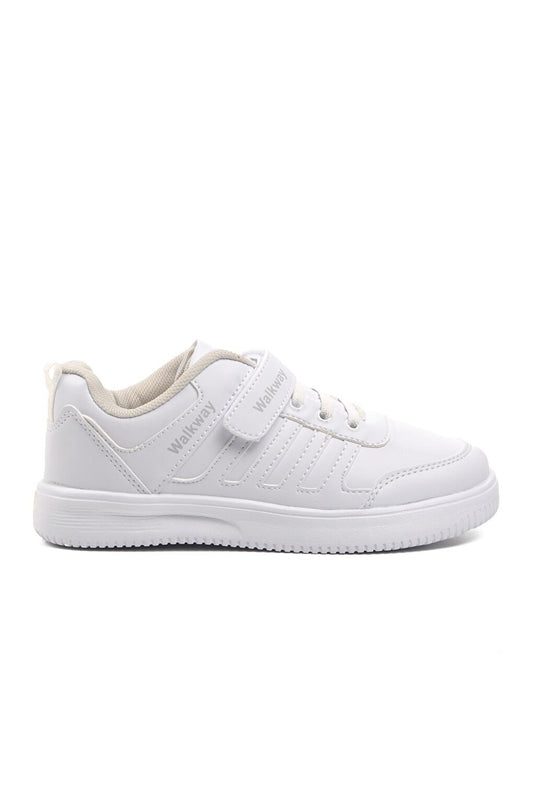 White Velcro Boys Sneaker Mely-F