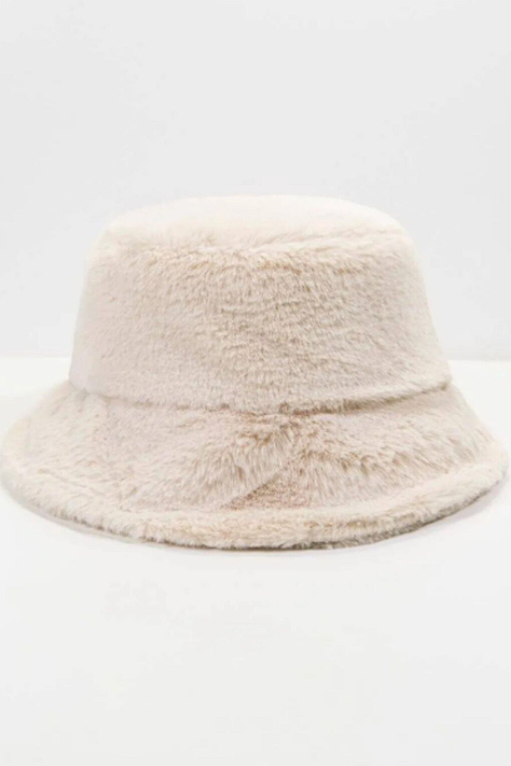 Soft Textured Bucket Hat Beige - SPK001