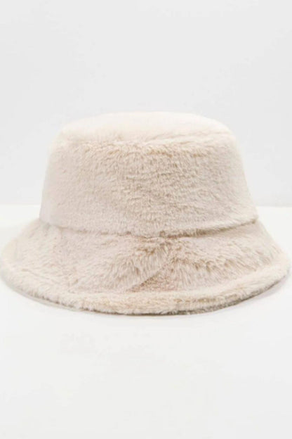 Soft Textured Bucket Hat Beige - SPK001