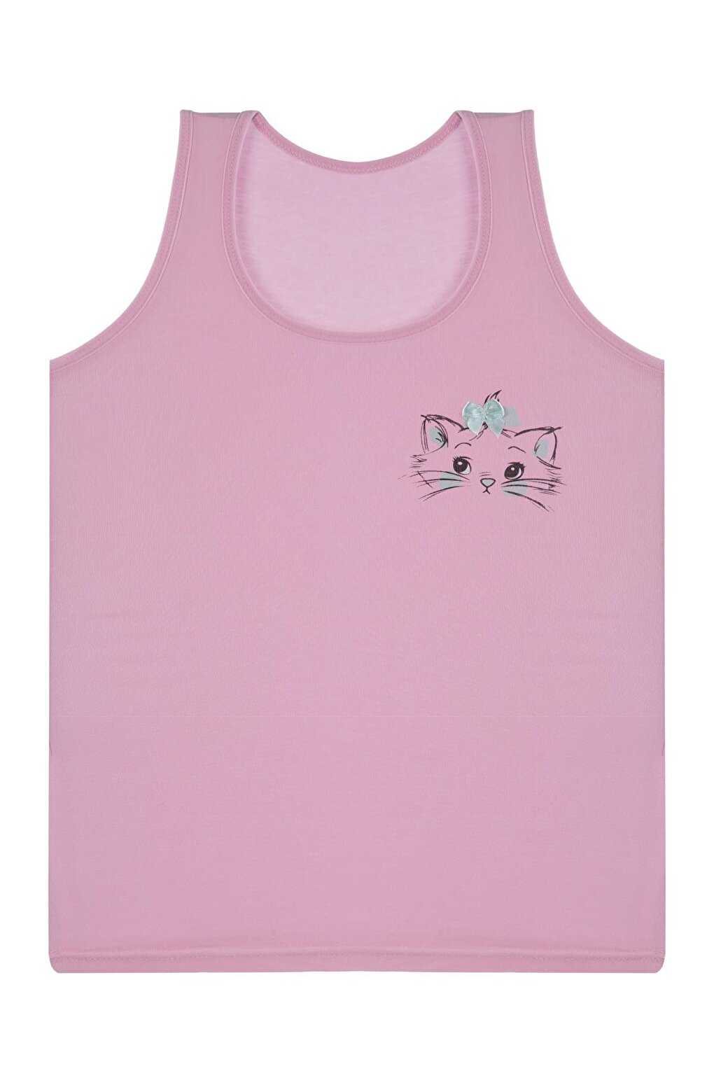 Girl's Tank Top with Wide Straps, Pack of 5 Lycra