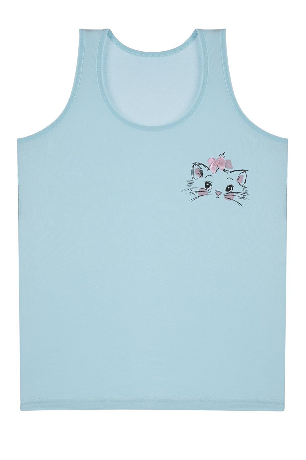 Girl's Tank Top with Wide Straps, Pack of 5 Lycra