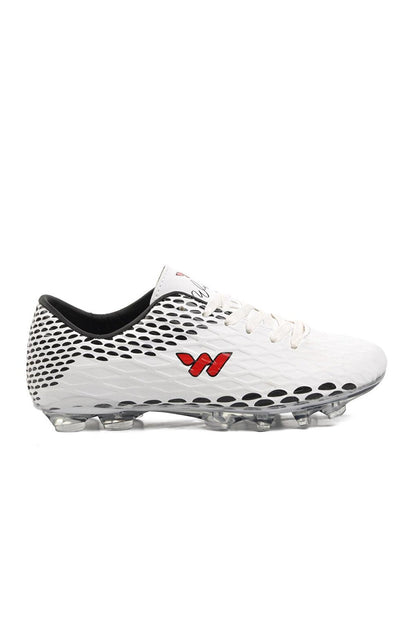 Victor-G White Laced Unisex Cleats