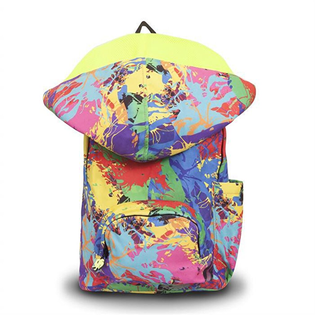 Back to School Splash Removable Hooded Backpack