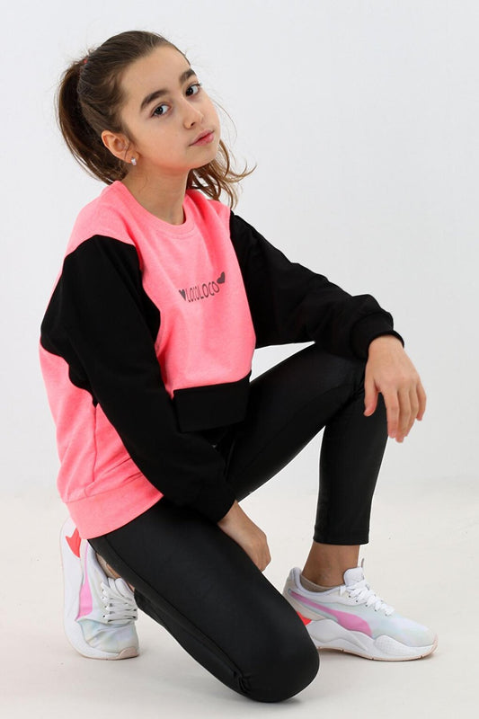 Girl's Oversize Pocket Sweatshirt 9-14 Years 13997