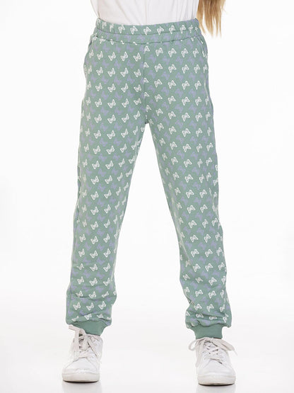 Butterfly Patterned Sweatpants