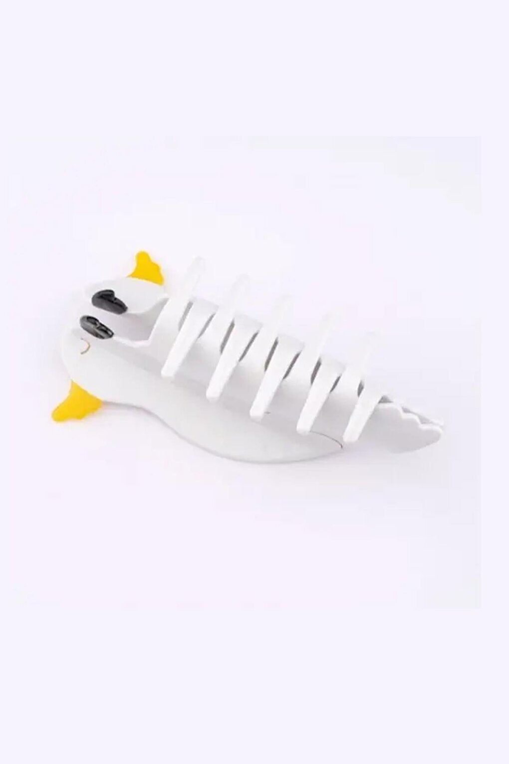 White Parrot Luxury Bone Latch Clasp