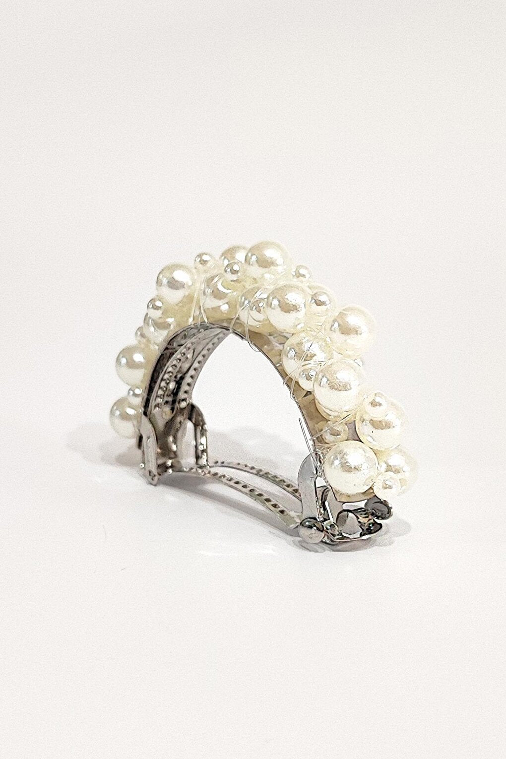 Pearl Wrapped Ponytail Hair Clip