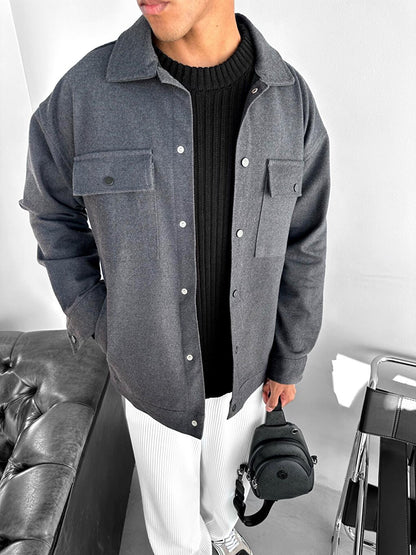 Stamp Jacket Gray