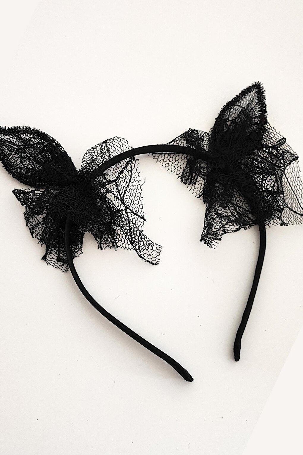 Halloween Cat Ears Crown Tulle Detailed