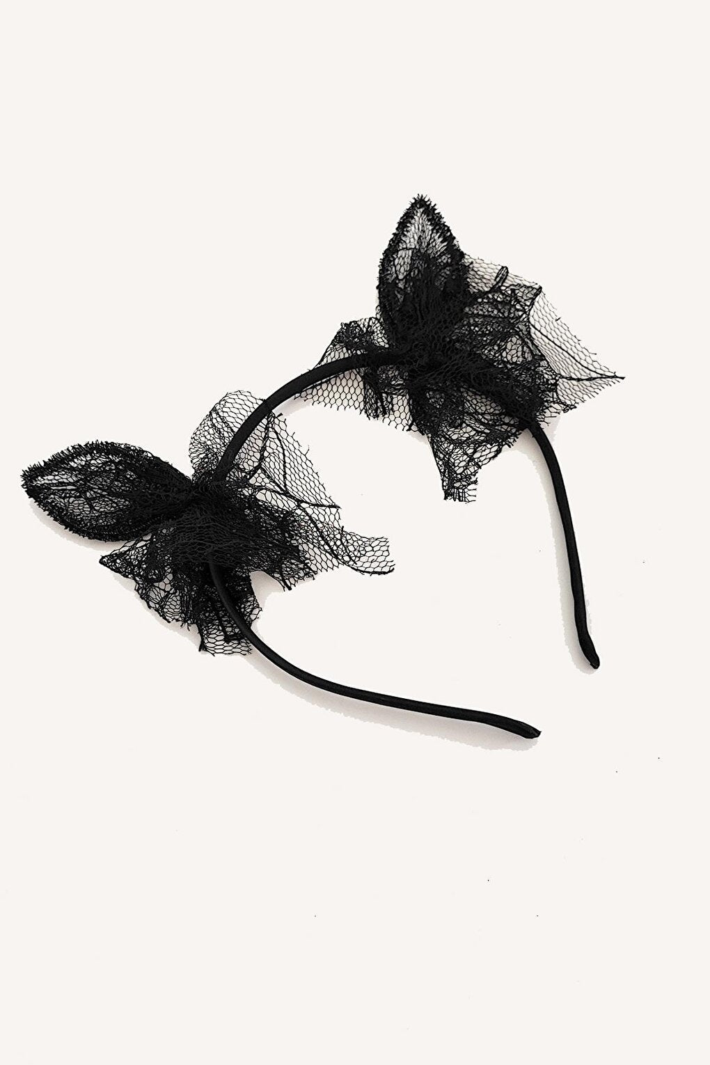 Halloween Cat Ears Crown Tulle Detailed