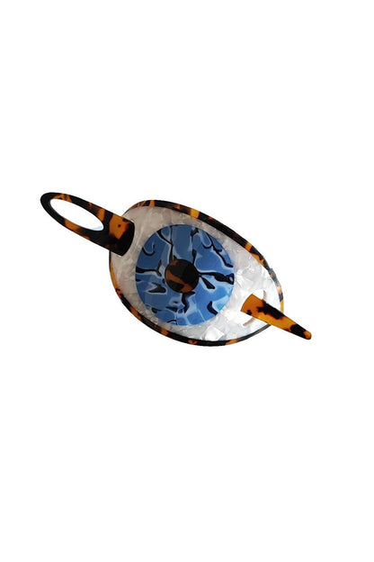 Interlocking Evils Eye Eye Luxury Acetate Knob Buckle